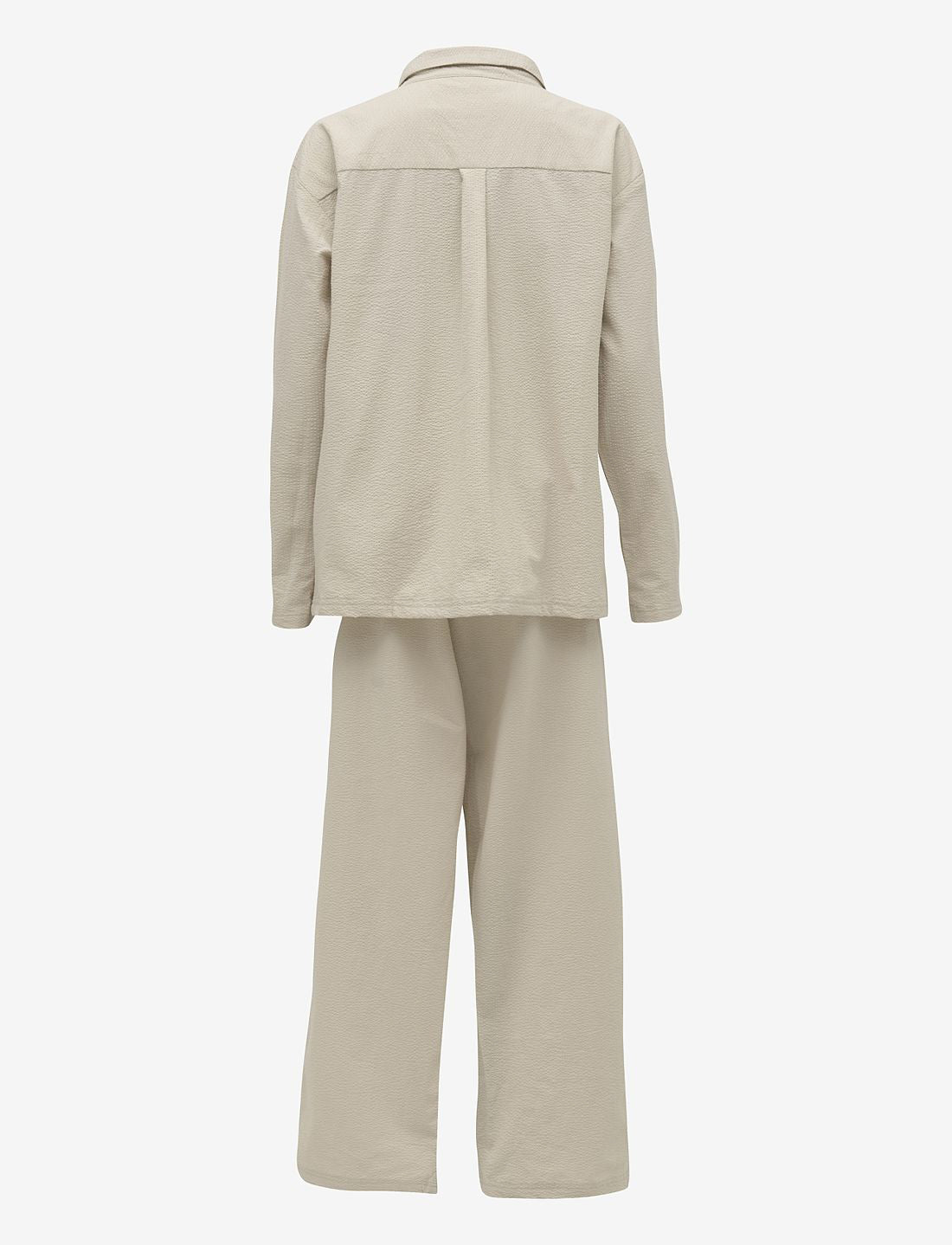 Hoie Ara Pyjamasetti Paita + Housut, Beige