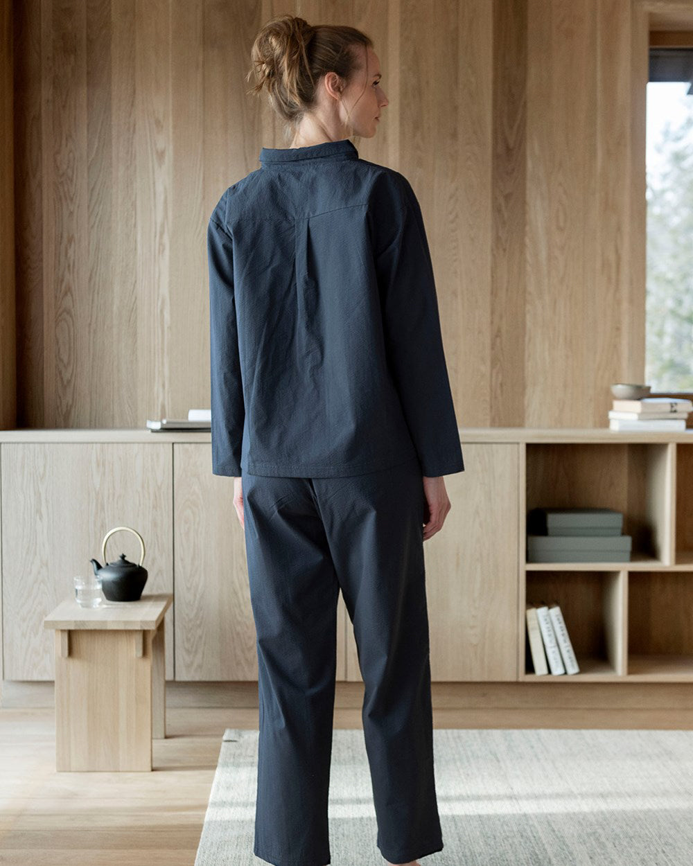 Hoie Ara Pyjamasetti Paita + Housut, Sininen