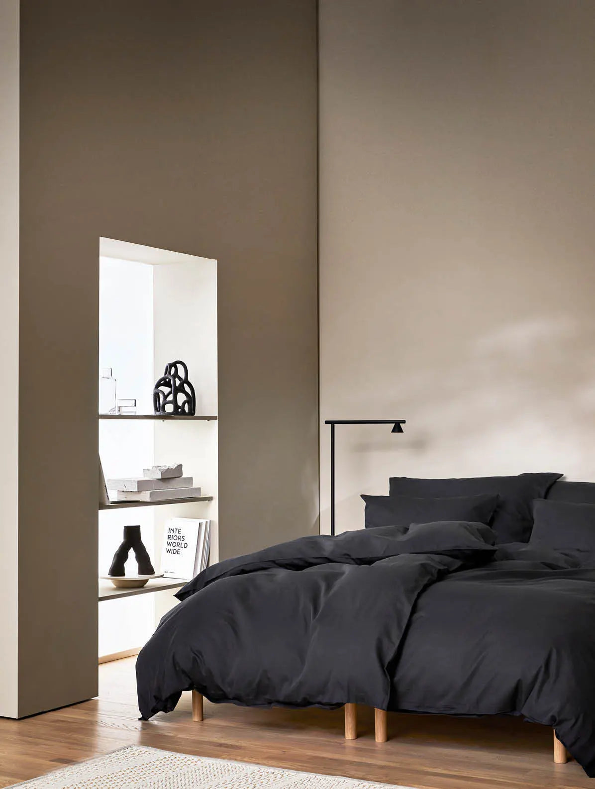 Hoie Harmoni Duvet Cover Set, Black