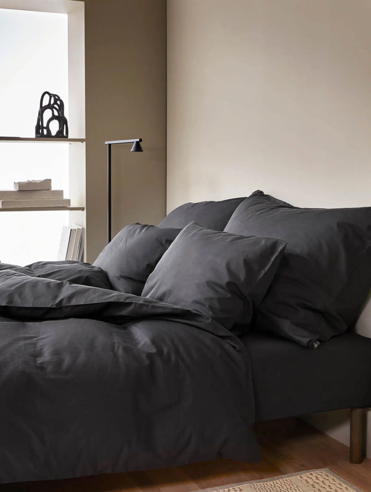 Hoie Harmoni Duvet Cover Set, Black