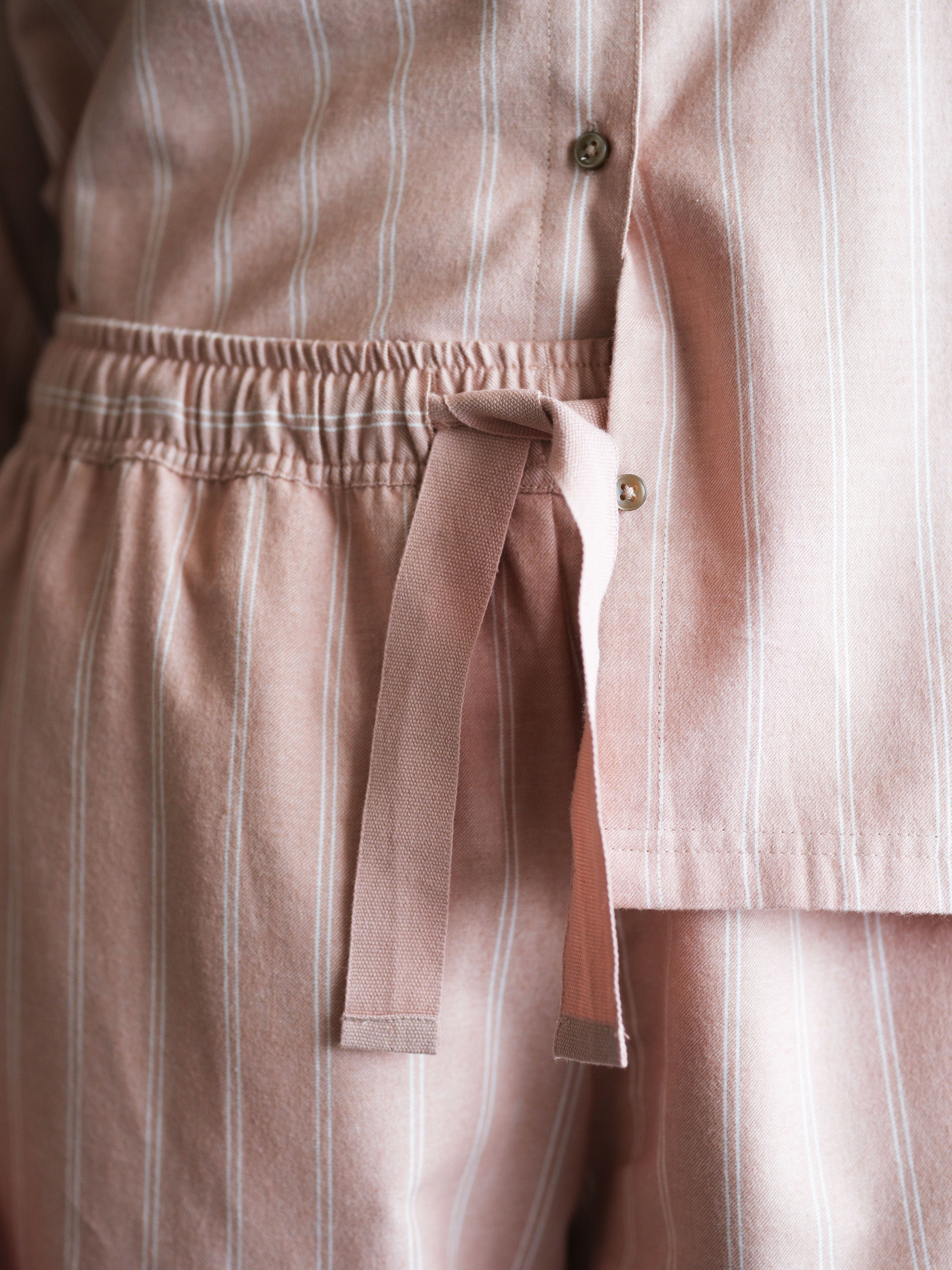 Hoie Pilen Pyjamasetti Housut + Paita, Rosa