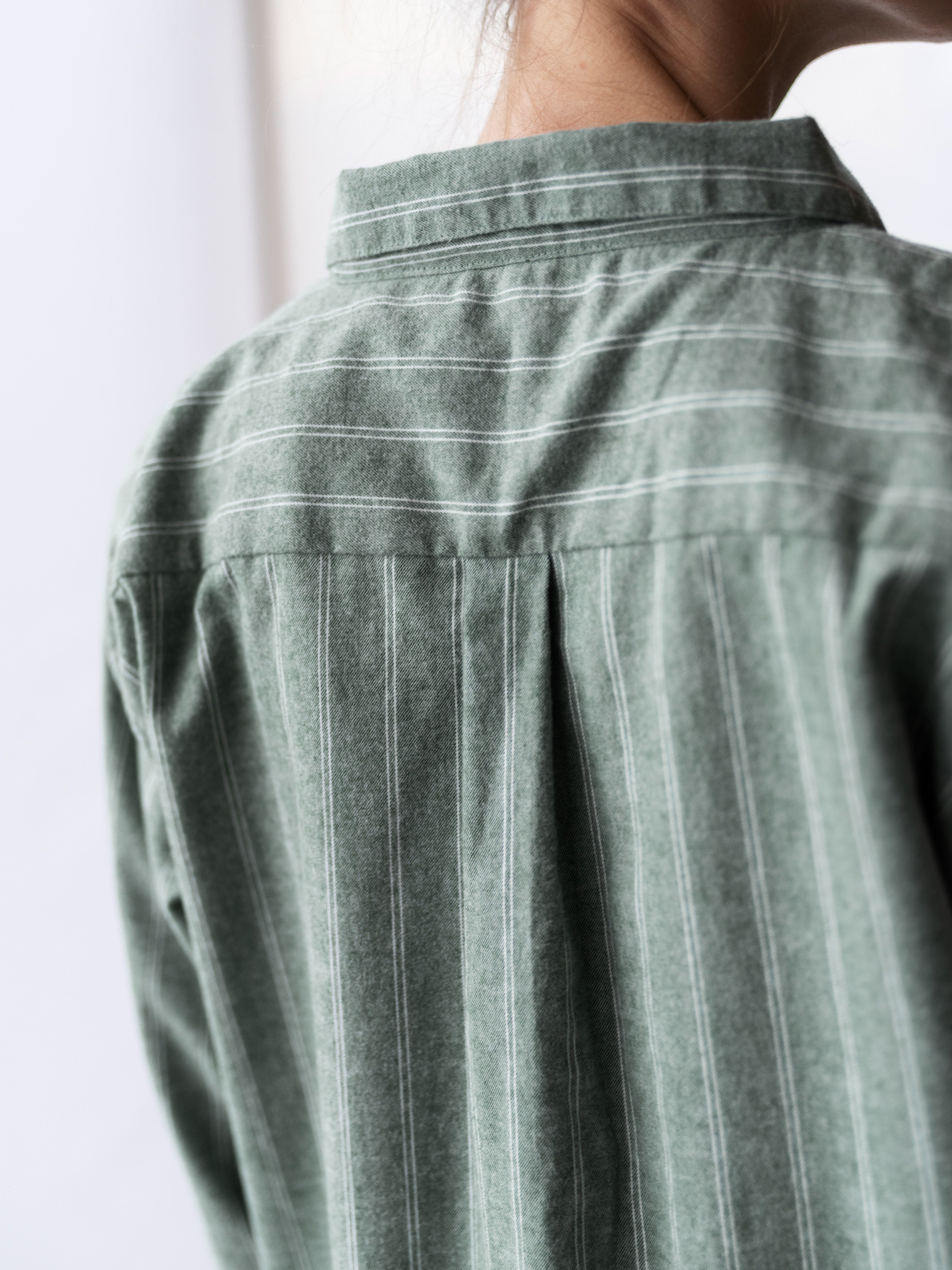 Hoie Pilen Pyjamasetti Housut + Paita, Vihreä