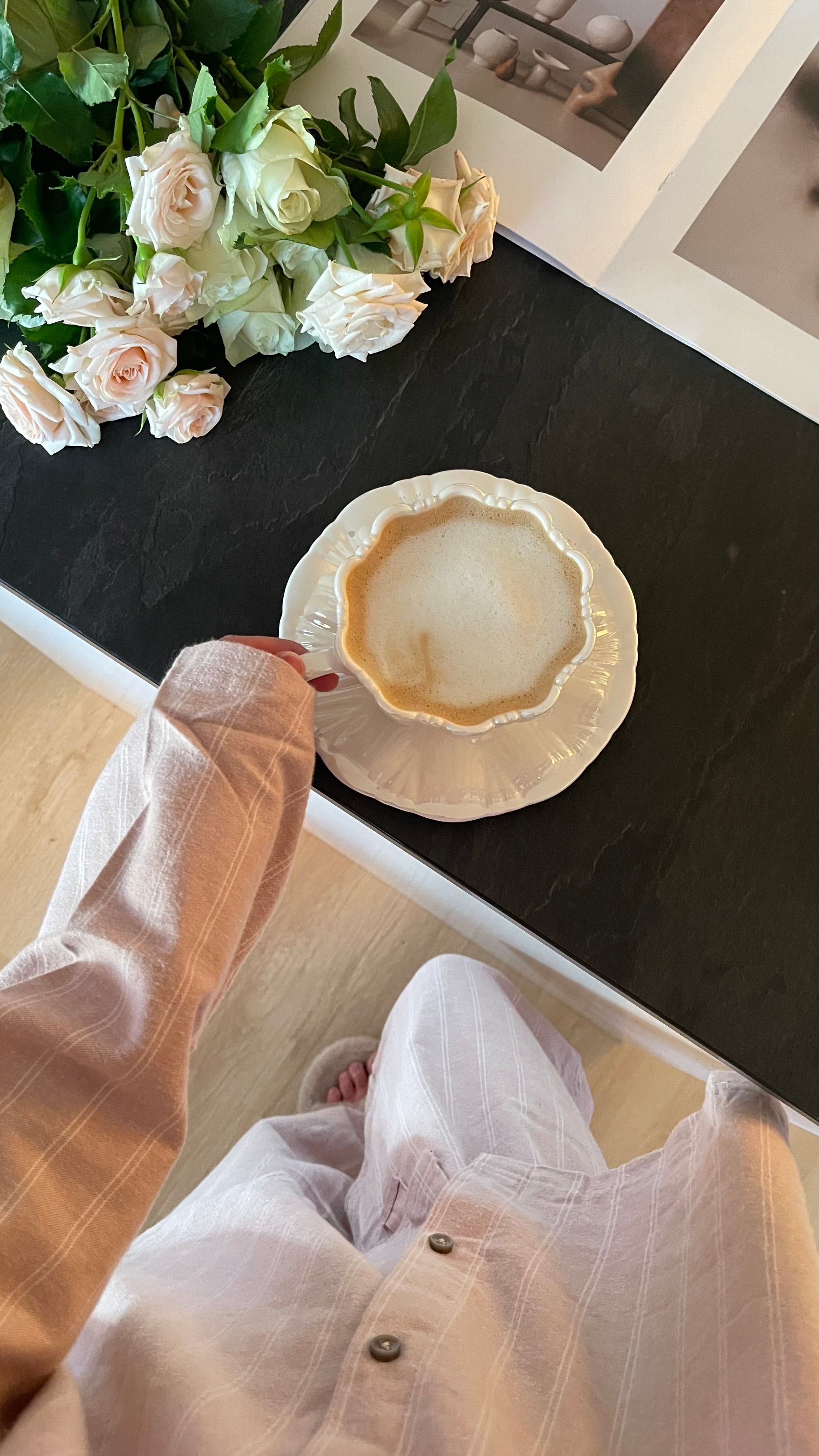 Hoie Pilen Pyjamasset Byxor + skjorta, Rosa
