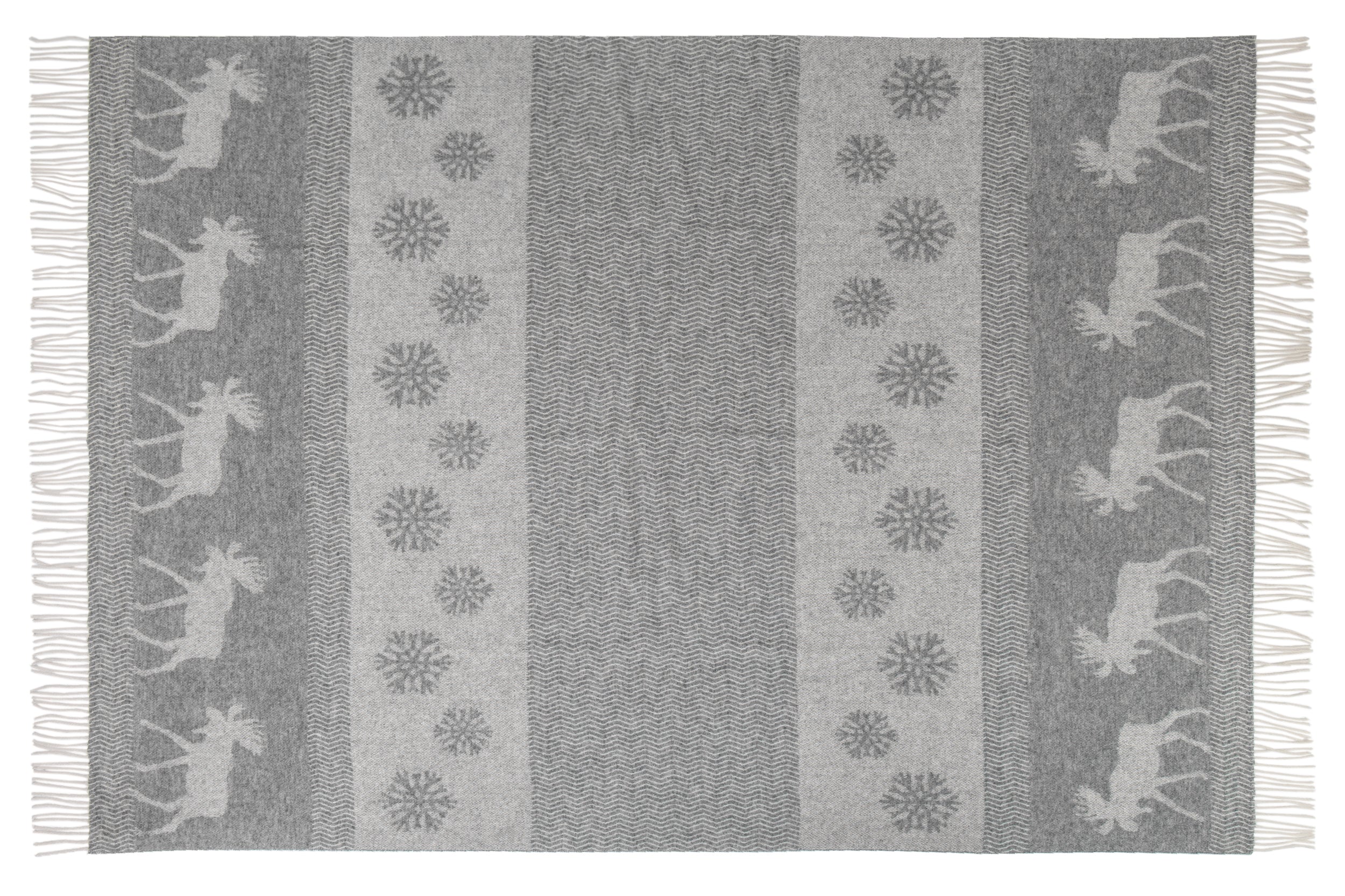 Loffen Talvi torkkupeite 100% Uuden Seelannin villaa, Tummanharmaa