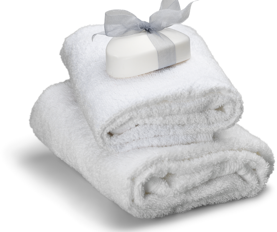 Luxury Line -saippuapyyhe, 33x33 cm, valkoinen