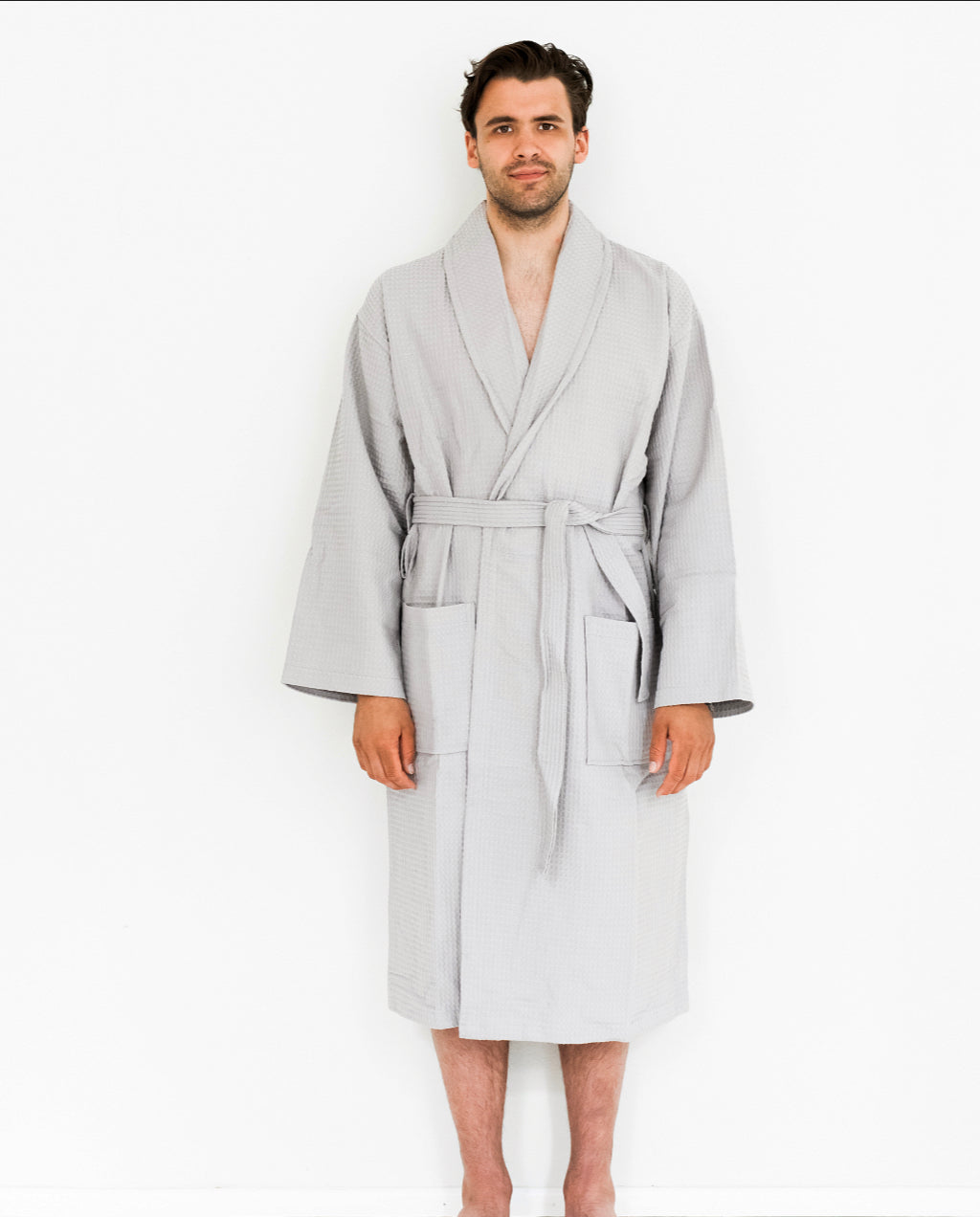 Vohvelikylpytakki Hotel Lux No Problem Kauluksella, Grafitti