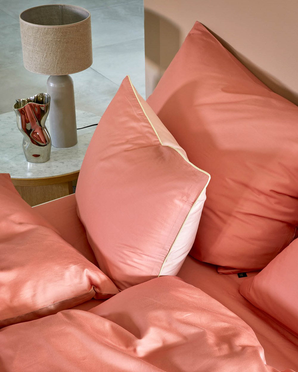 Hoie Oslo Double Duvet Cover Set, Orange