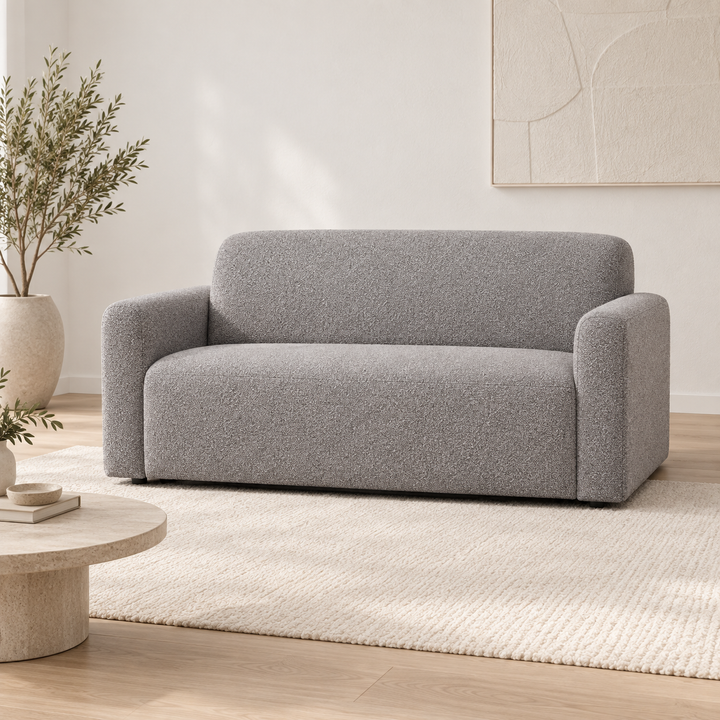 Hotel Luxus Heta 5 sohva - 2-istuttava sohva (153 cm) – neutral medium grey, sisustettu olohuone