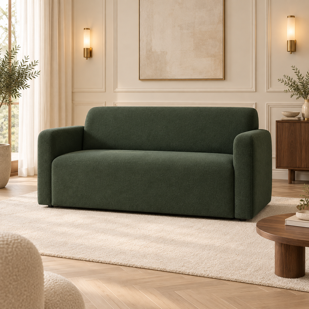 Hotel Luxus Heta 5 sohva - 2-istuttava sohva (153 cm) – deep forest green, sisustettu olohuone