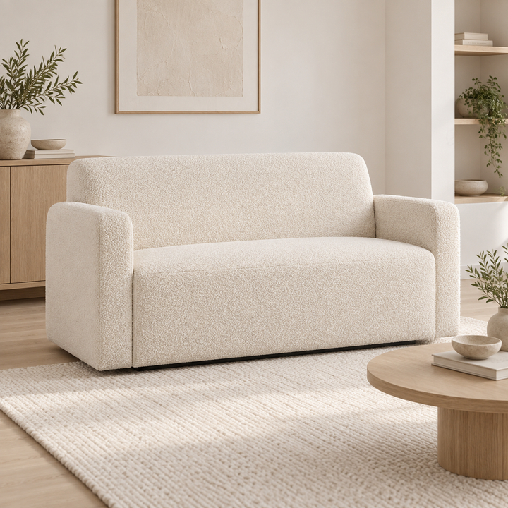 Hotel Luxus Heta 5 sohva - 2-istuttava sohva (153 cm) – clean warm white, sisustettu olohuone