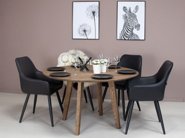 House of Sander Boston -pyöreä pöytäkansi, massiivitammi, useita koko- ja värivaihtoehtoja