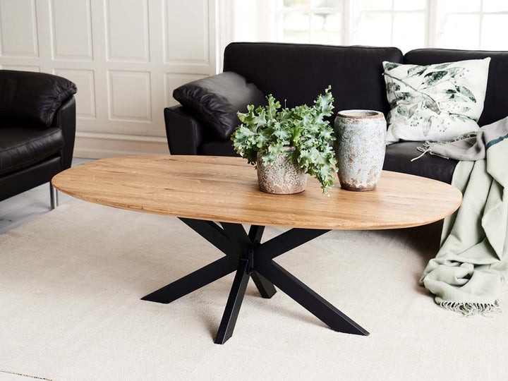 House of Sander Star Sofa Base -pöydänjalka, musta