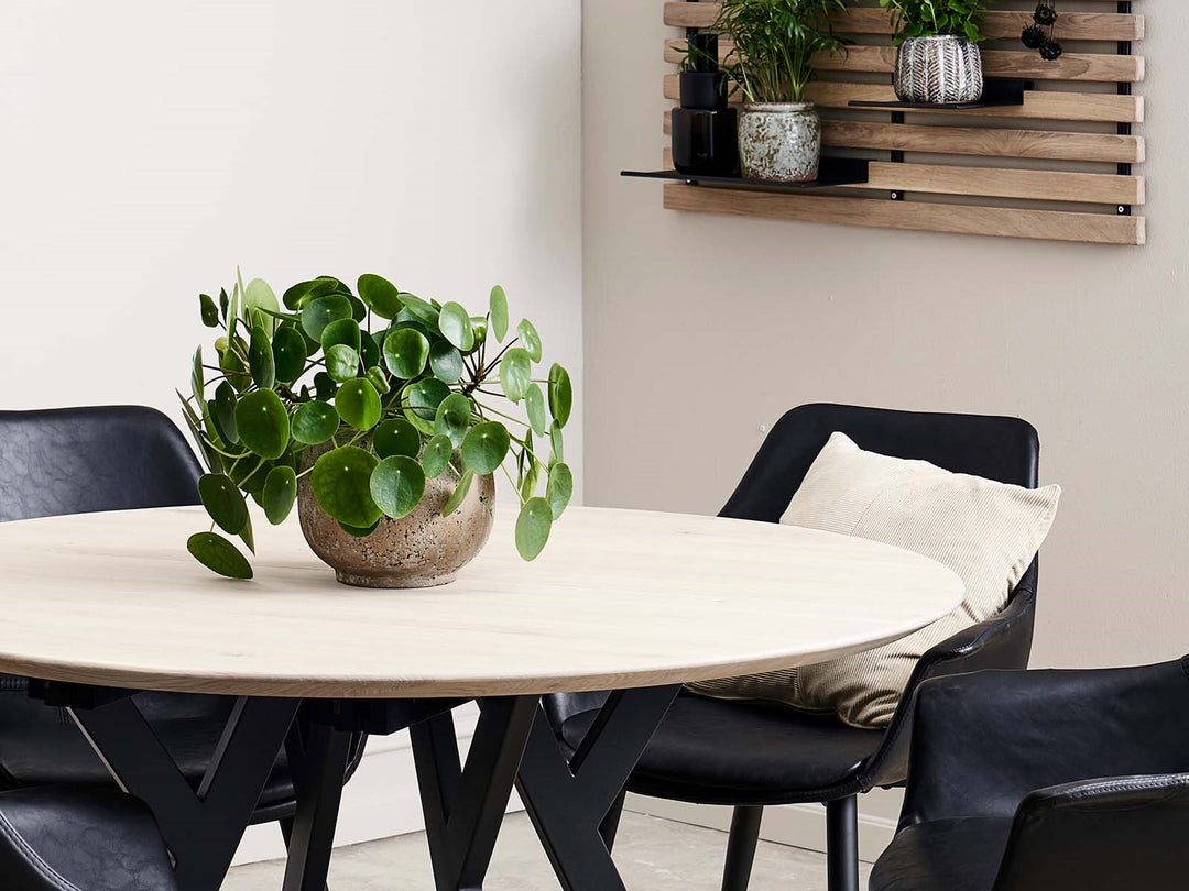 House of Sander Boston -pyöreä pöytäkansi, massiivitammi, useita koko- ja värivaihtoehtoja