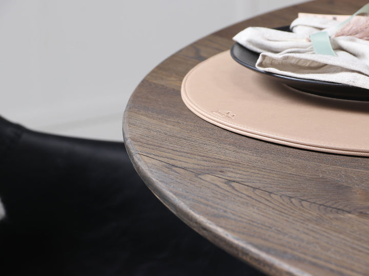 House of Sander Chicago -pyöreä ruokapöytäkansi, ø150 / ø180 cm, massiivitammi