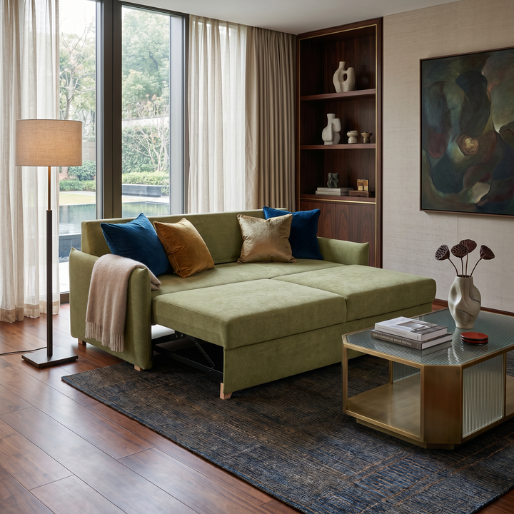 Groove sofa bed