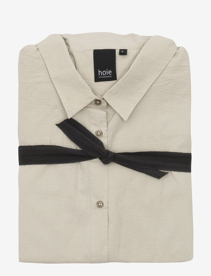 Hoie Ara Pajama Set Shirt + Pants, Beige 