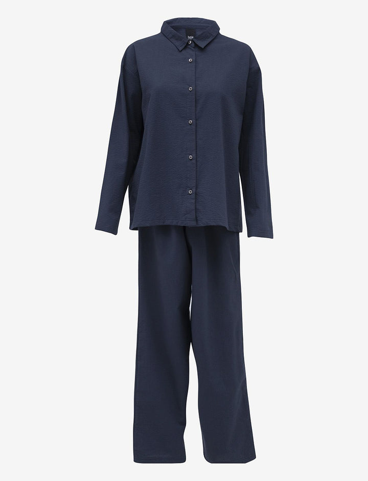 Hoie Ara Pajama Set Shirt + Pants, Blue 