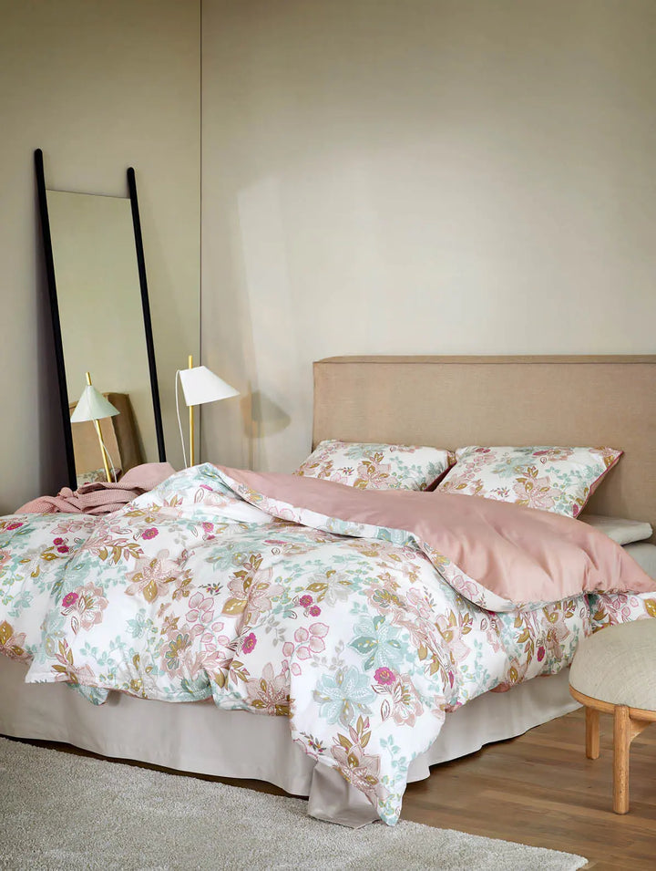 Hoie Cassandra Duvet Cover Set, Rosa