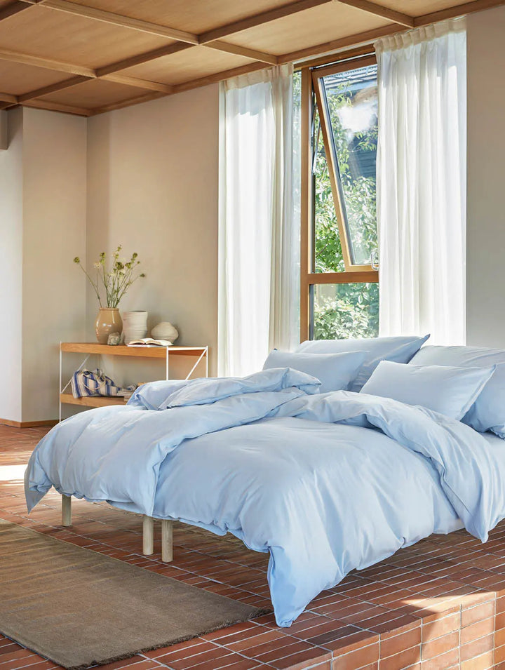 Hoie Froya Tuplapussilakanasetti, Vaaleansininen