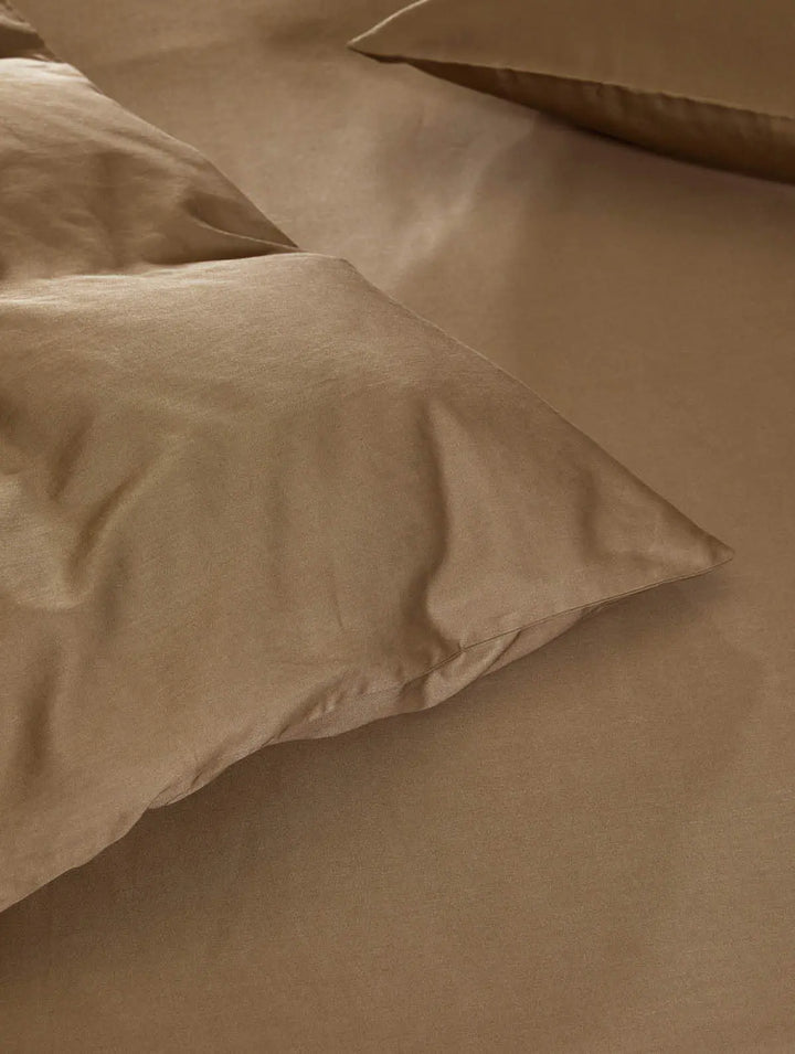 Hoie Harmoni Pussilakanasetti, Tummanbeige