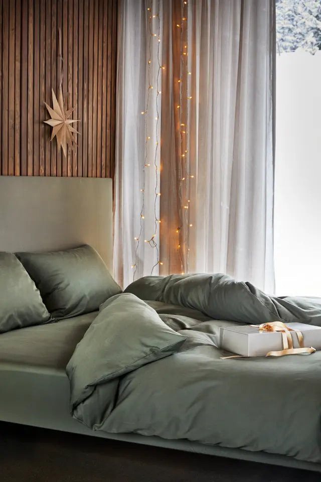 Hoie Harmoni Tuplapussilakanasetti, Tummanvihreä