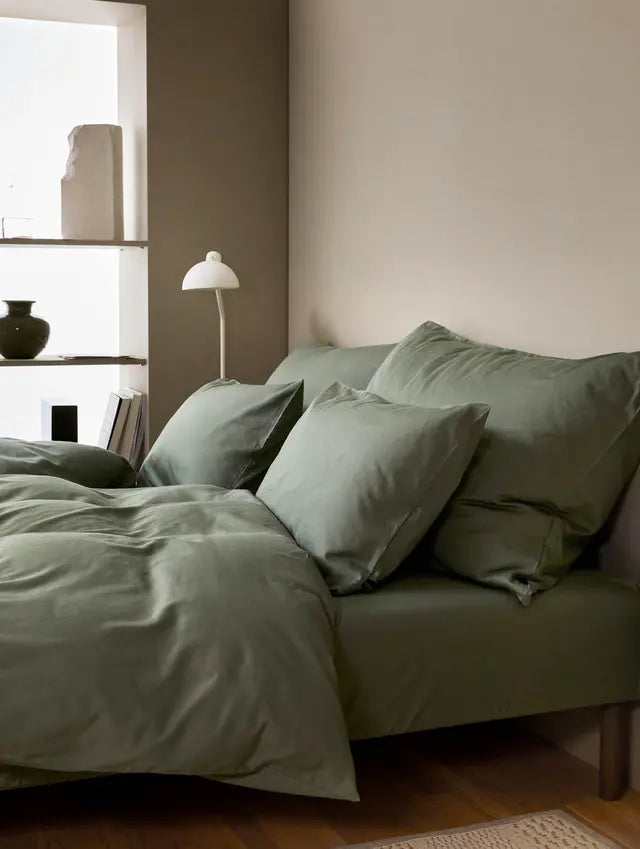 Hoie Harmoni Tuplapussilakanasetti, Tummanvihreä