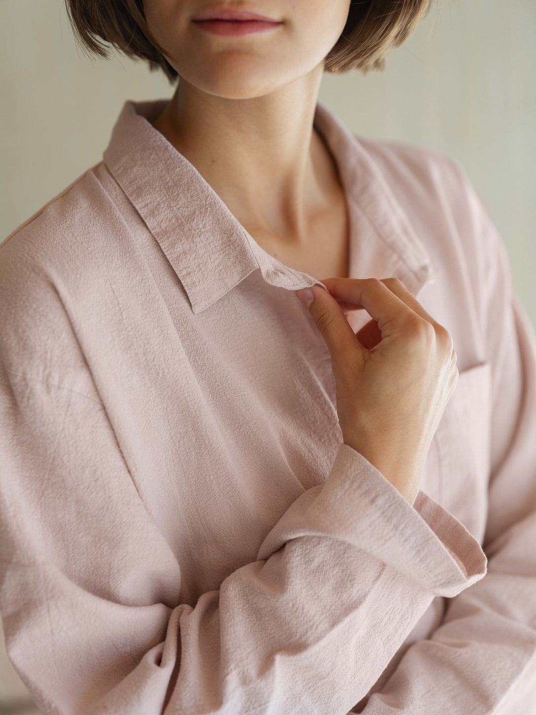 Hoie Hydra Pyjama pellavapaita, Rosa