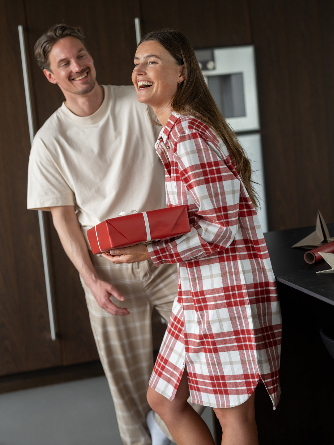 Hoie Lukas Pyjamapaita, Punainen
