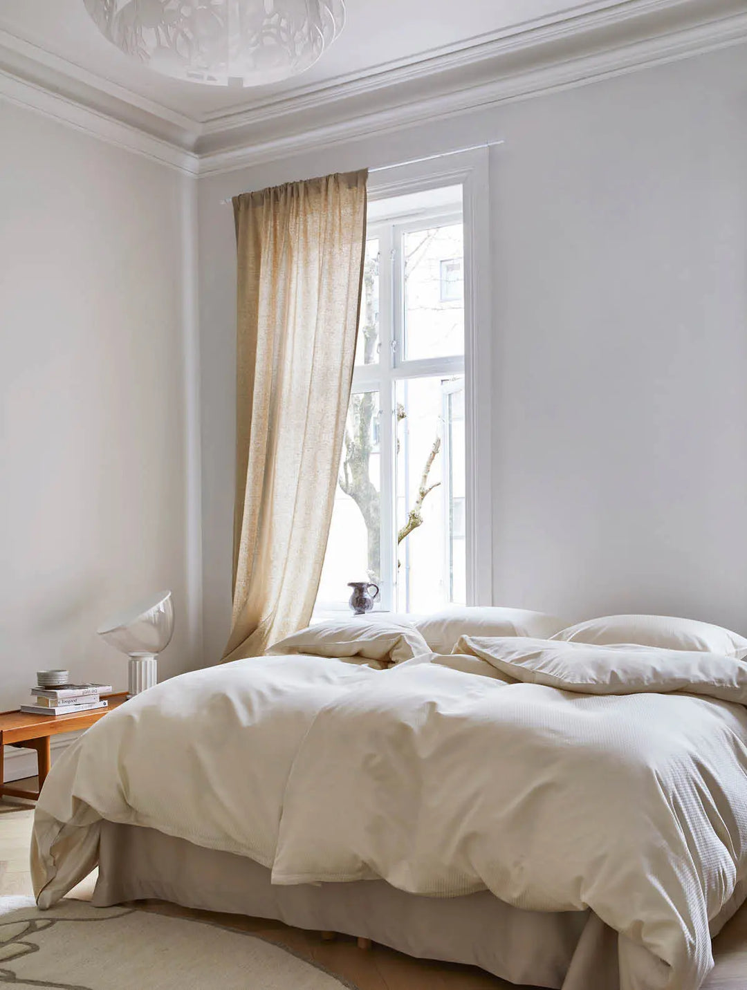 Hoie Nobel Tuplapussilakanasetti, Luonnonvalkoinen