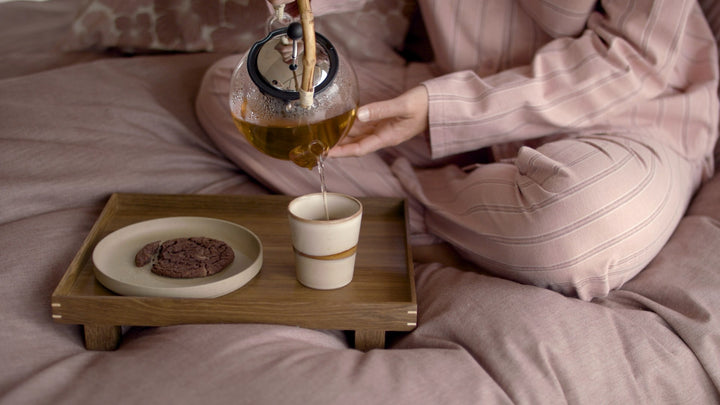 Hoie Nova Pyjamasetti Paita + Housut, Lämmin roosa