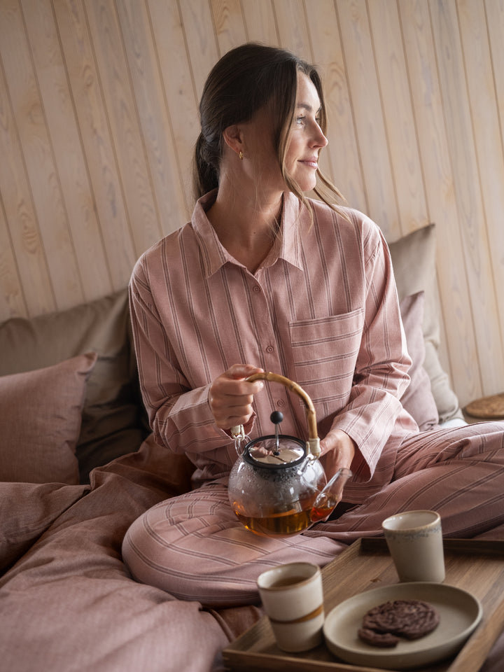 Hoie Nova Pyjamasetti Paita + Housut, Roosa