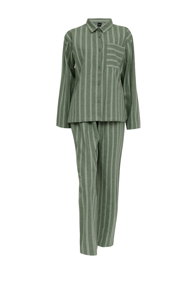 Hoie Nova Pyjamasetti Paita + Housut, Vihreä