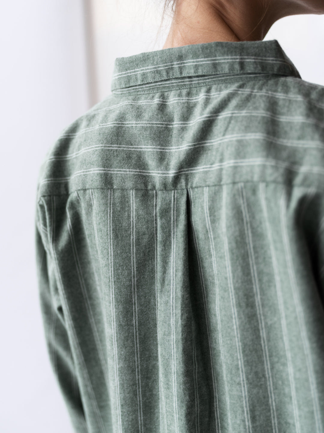 Hoie Pilen Pyjamas Set Byxor + Skjorta, Grön