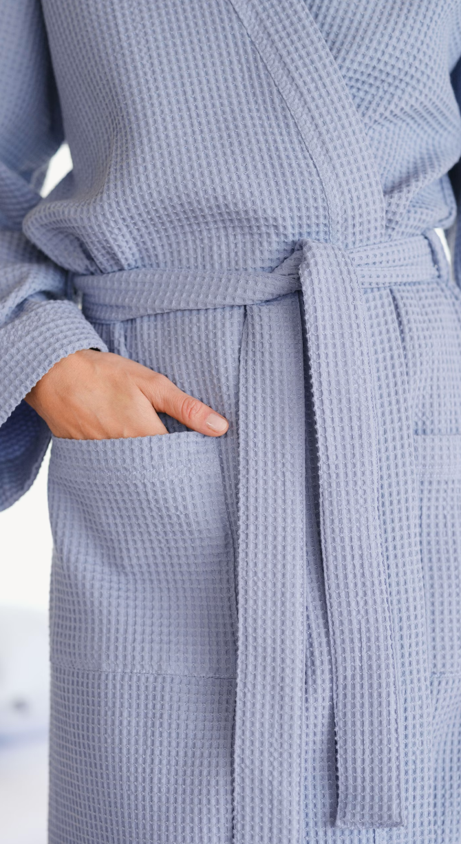 Hoie Vega Dressing Gown Waffle (2 colors)
