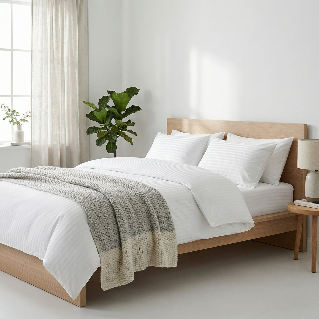 Hotel Innsbruck satiiniraita tyynyliina