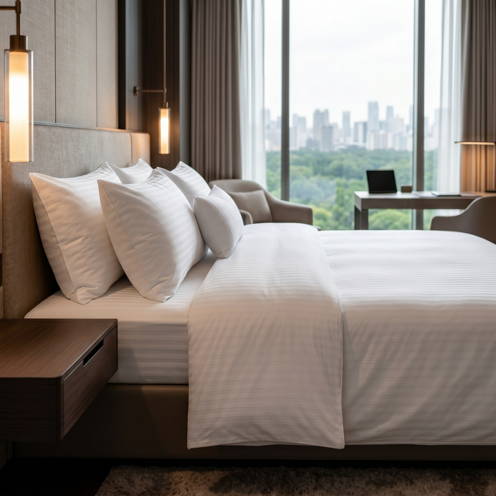 Hotel Lux pussilakana satiiniraita