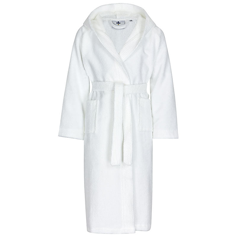 Hotel Spa No Problem Bathrobe, Hooded Model, White