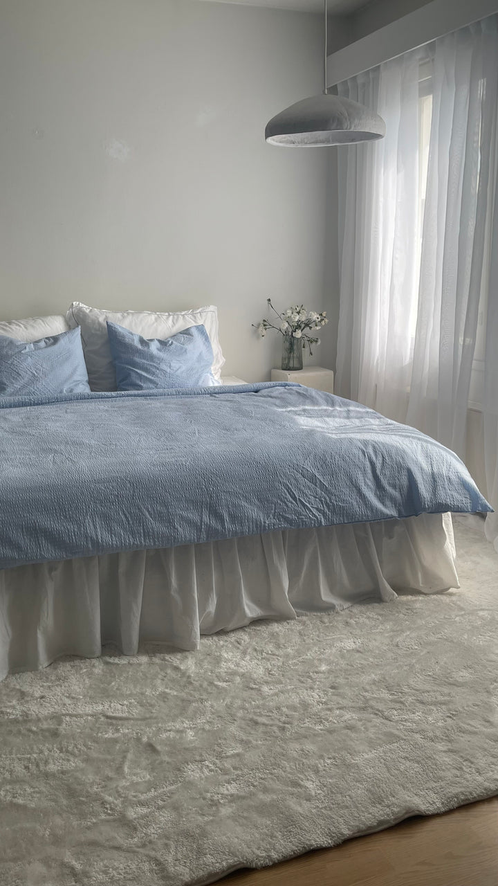 Hoie Sol Kreppi Pussilakanasetti, Sininen