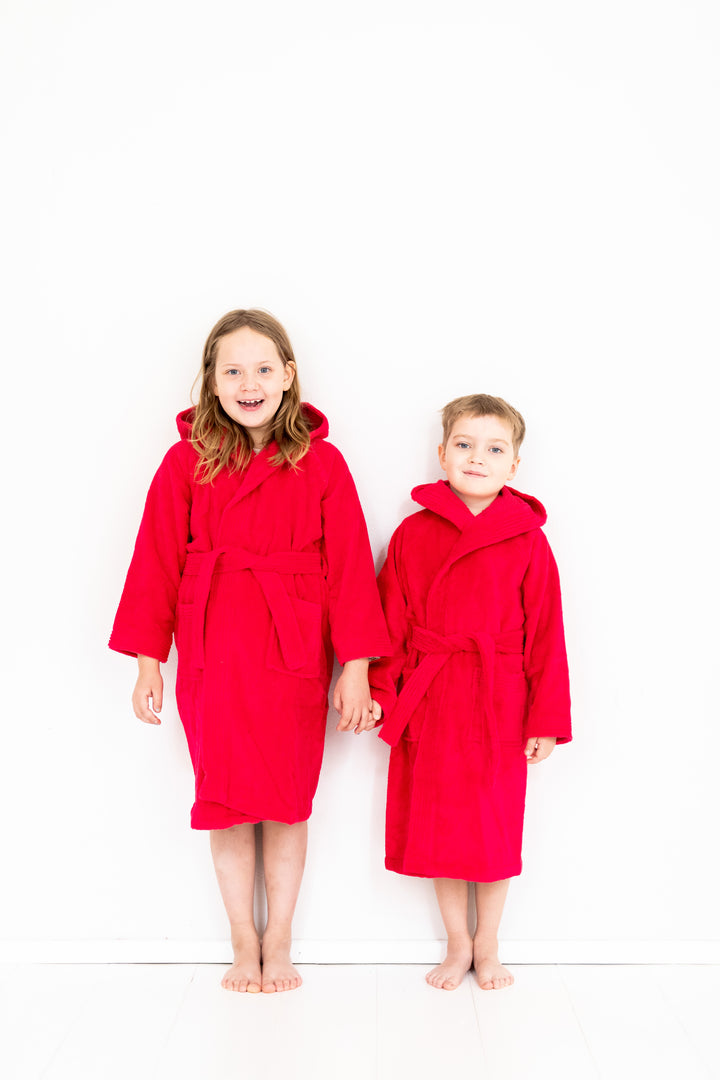 Lasten Premium Kylpytakki, hupullinen, 5 väriä