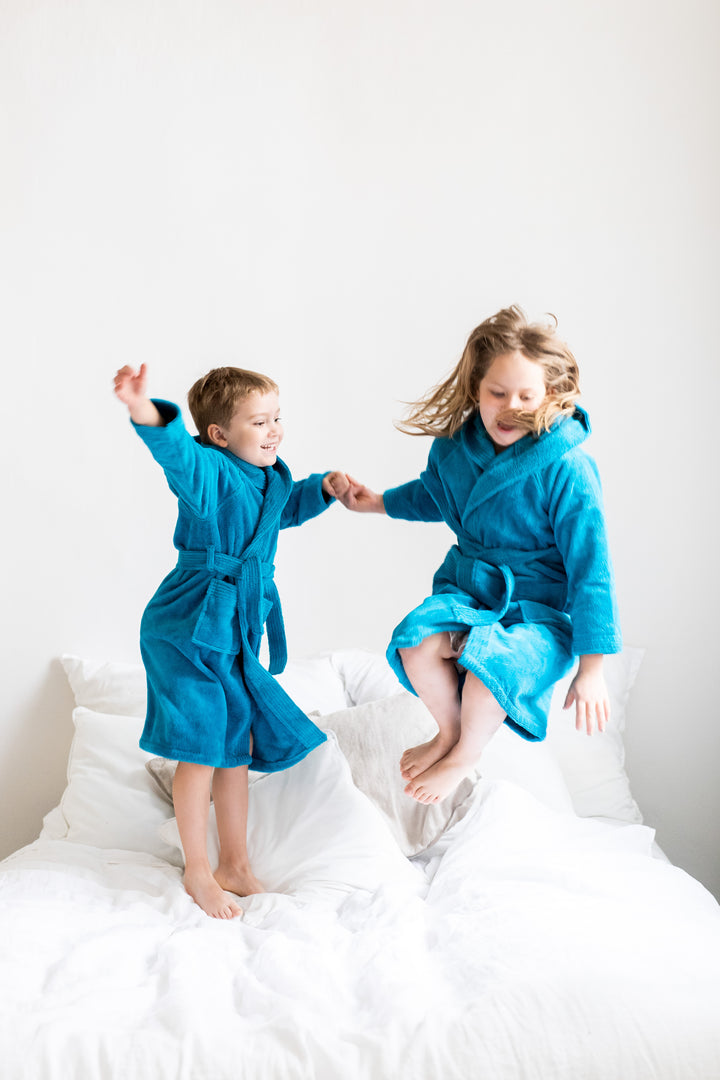 Lasten Premium Kylpytakki, hupullinen, 5 väriä