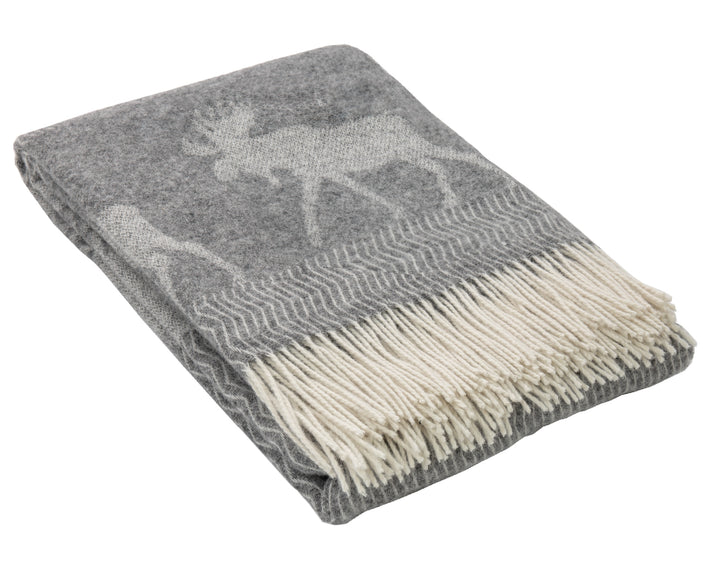 Loffen Winter Nap Blanket 100% New Zealand Wool, Dark Grey