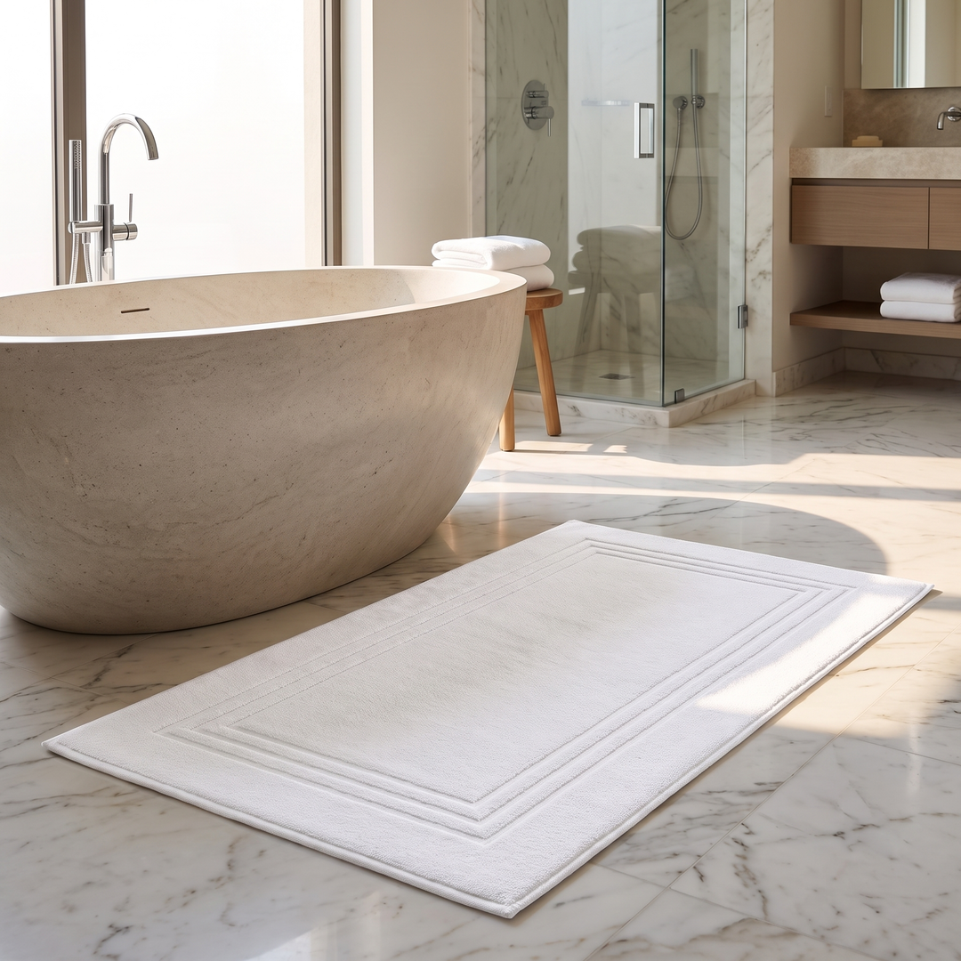 Bath mat Hotel Sprint 50x70 cm white