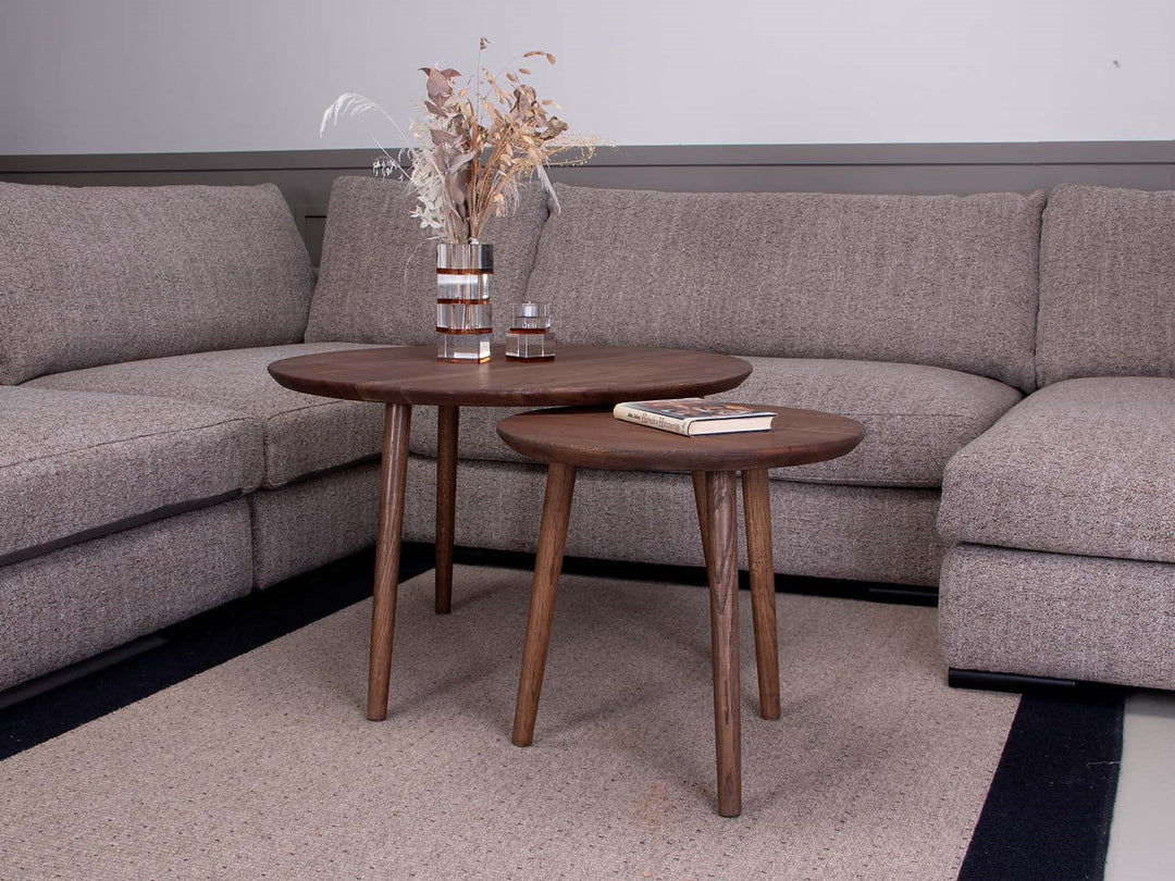 House of Sander Boston -pyöreä pöytäkansi, massiivitammi, useita koko- ja värivaihtoehtoja