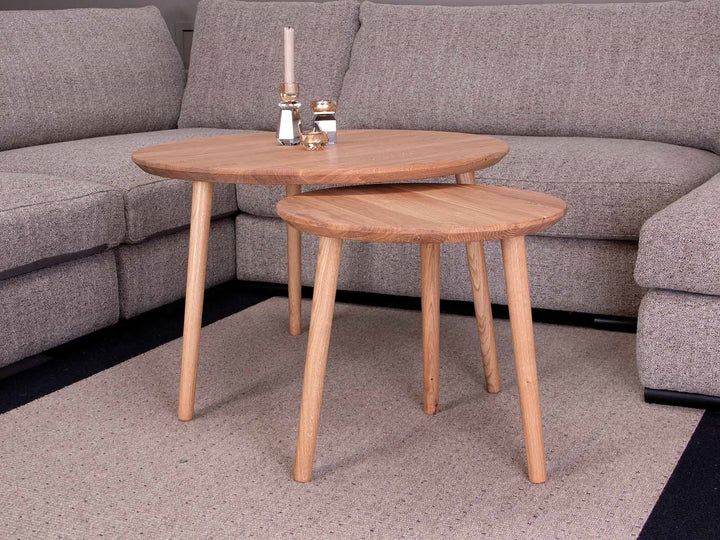 House of Sander Boston -pyöreä pöytäkansi, massiivitammi, useita koko- ja värivaihtoehtoja