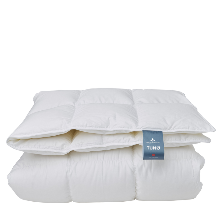 Nukkumisen tuotesetti Untuva Lux Tuplapeitolla