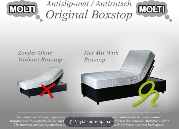 Patjan liukueste Boxstop