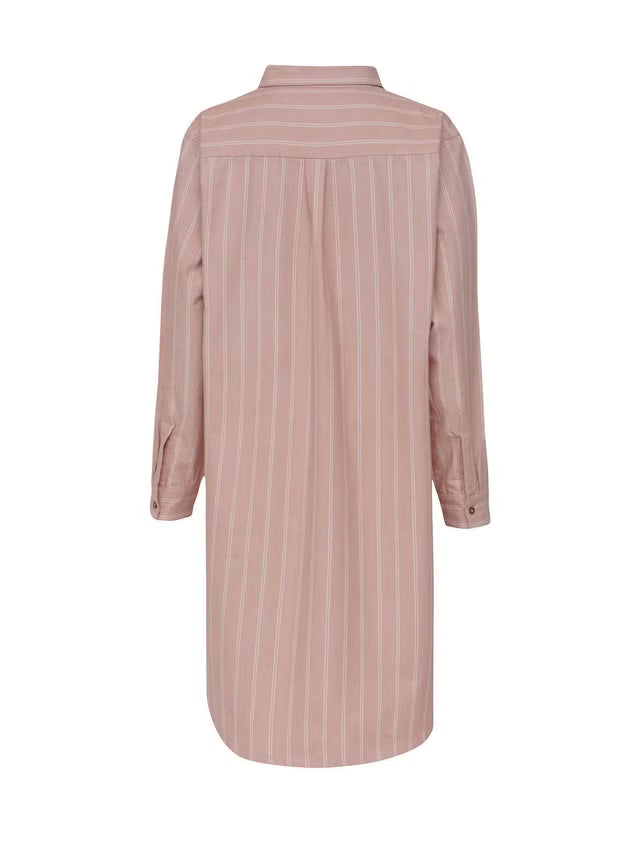 Hoie Pile Pyjama Top, Rosa