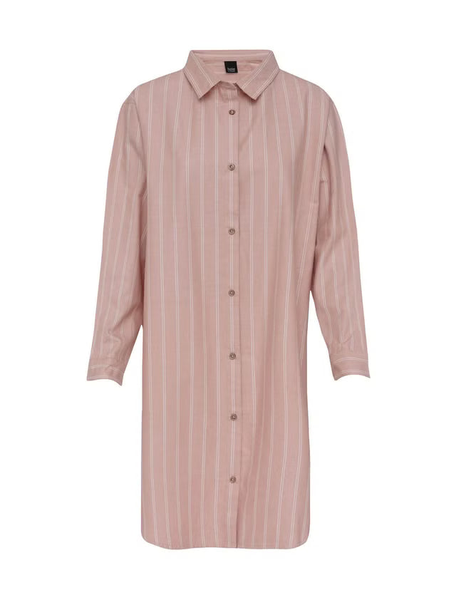 Hoie Pile Pyjama Top, Rosa