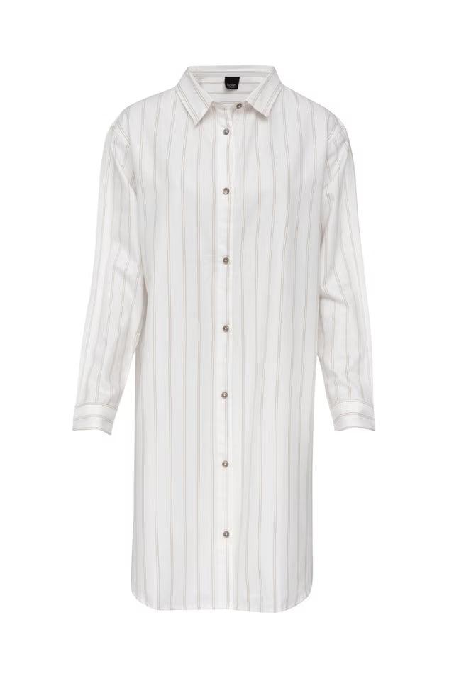 Hoie Pile Pajama Shirt, White