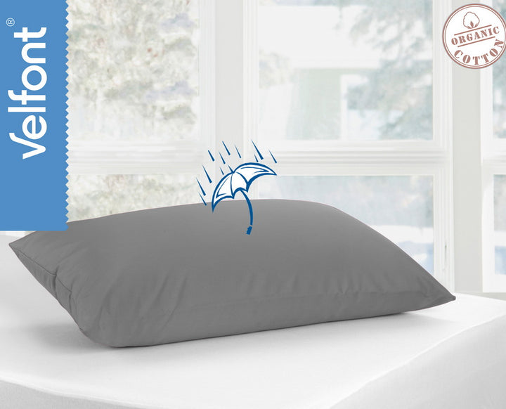 Respira vätsketät örngott, Mörkgrå